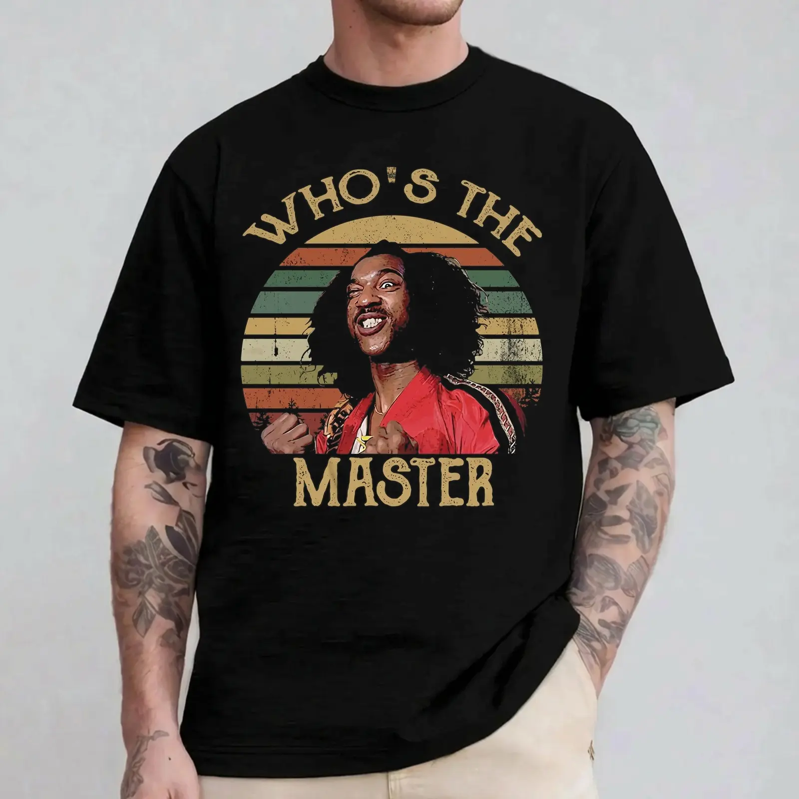Who’s The Master Shirt The Last Dragon Sho Nuff Harlem Shogun Vintage Retro 80s Martial Arts Movie Graphic Tee Kung Fu Fan Gift Unisex T-Shirt