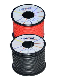 TUOFENG 12 AWG Electrical Wire 70 feet Silicone Wire Soft and Flexible of Tinned Copper Wire [35 ft Black and 35 ft Red] 12 Gauge Stranded Wire High Temperature Resistance