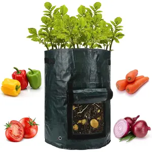 5 Gallon Potato Planting Bag with Lid and Handle, Potato Grow Bag, Garden Bag for Vegetables, Garden Planter, Suitable for All Plants, Outdoor Gardening