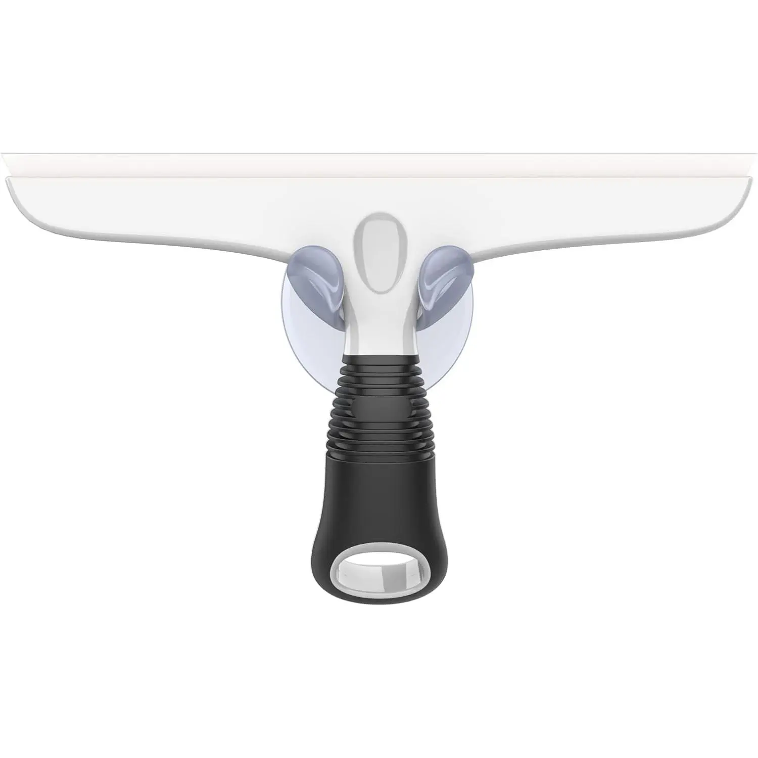Multi-Purpose Silicon  for Window, Glass, Shower Door,  Windshield, Heavy Duty Window , Includes Suction Hook, 10 inch, White & Black, 1 Pack