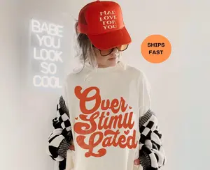 Comfort Colors Overstimulated Shirt for Mom, Cowboy Frog Shirt, Unhinged TShirt, Weirdcore Clothing, Gen Z Shirt, Weird Stuff Funny TShirt