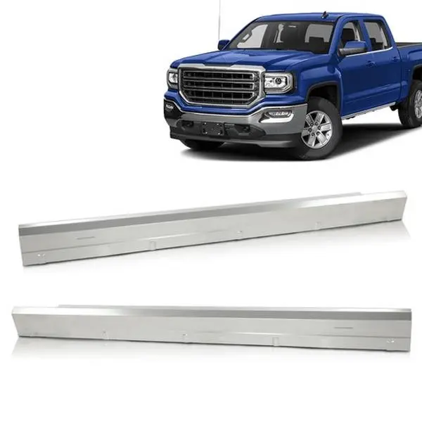 Rocker Panels Pair Fit For 2014-2018 Chevy Silverado & GMC Sierra 1500 Extended Cab 4 Door Side Rust Repair Body Panels