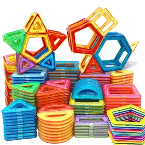 Children Magnetic building blocks, educational magnetic toys, large construction toy sets learning, Happy birthday gifts in various colors, suitable for children to cultivate coordination skills