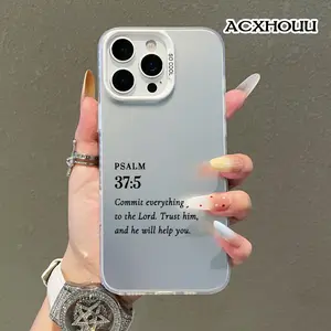 TPU Case for iPhone 17 16 E Pro Max 15 Plus 14 13 12 11 XR XS Commit Everything Aesthetic, Trendy, Pattern Phone Cover  case