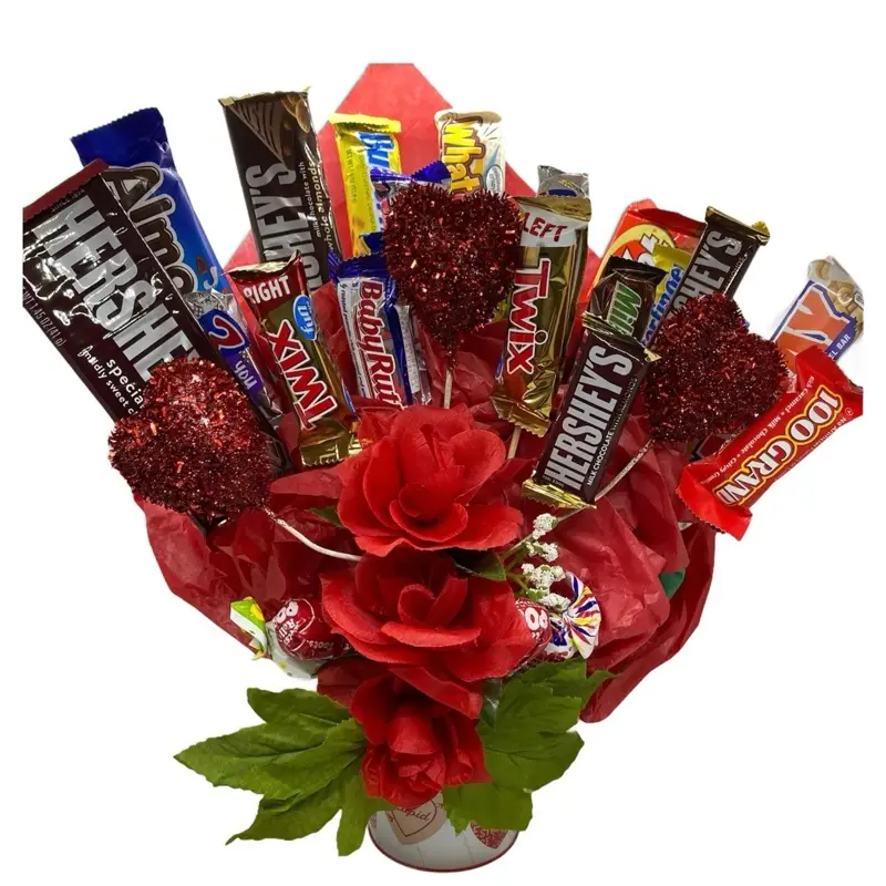 Variety Chocolate Lover Candy Bouquet Variety Chocolate Lover Candy Bouquet