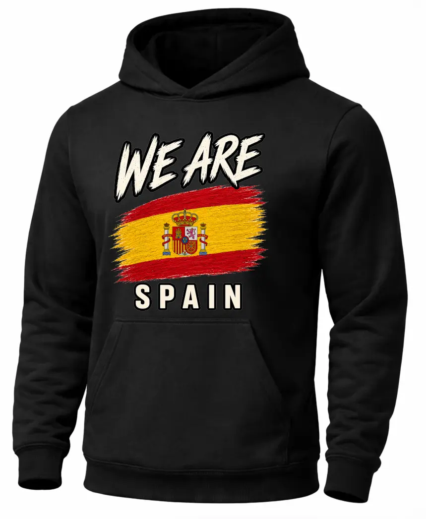 Spain Flag Heritage Hoodie | WE ARE Collection