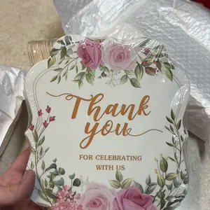 50pcs exquisite pink and green floral handheld fans, handmade with elegant bows and sturdy wooden handles - perfect for weddings, bridal parties, anniversaries, birthdays, and home decor