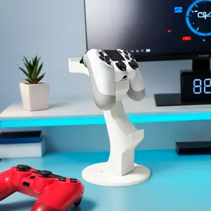 Dual Xbox Controller Headset Stand Desktop Organizer, Gaming Accessory Holder, Space-Saving Storage Solution for Gamers, Console Controller Accessories