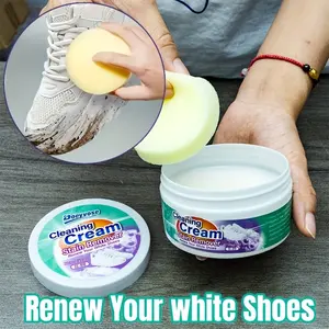 Doeyvose Heavy-Duty Shoe Polish, No Water Needed Quick Use, Prevents Yellowing, Cleans & Cares, Restores Shine, Long-Lasting Protection