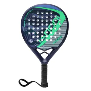Ianoni Professional Tennis Racket, Carbon Fiber Surface, Eva Memory Foam Core, Lightweight Padel Tennis Racket, Unisex