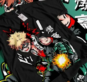 Bakugo Katsuki,My Hero,Boku No Hero Bakugou,Kacchan, Anime,Unisex Shirt