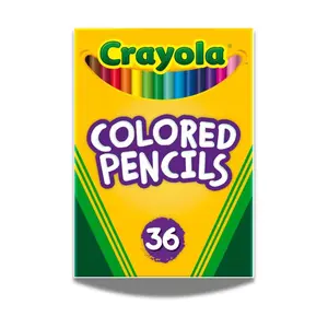 Crayola 36ct Colored Pencils for Kids - Vibrant Art Supplies for Coloring Books & Back to School - Safe Non-Toxic Presharpened Pencils Ages 3+