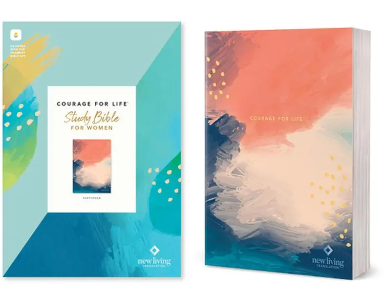 NLT Courage for Life Study Bible for Women, Heroes of the Faith Focus, Filament Enabled, Softcover Paperback (New Living Translation)