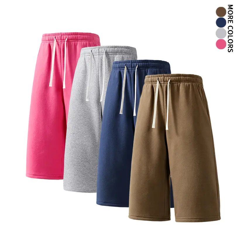 Men’s Soft Knit Sports Shorts | Loose Wide-Leg Fit | Summer Wardrobe Essential | Comfortable  Summer Style | Suitable for Gym, Home Lounging, and Daily Outings | Casual Street Style sweat jorts