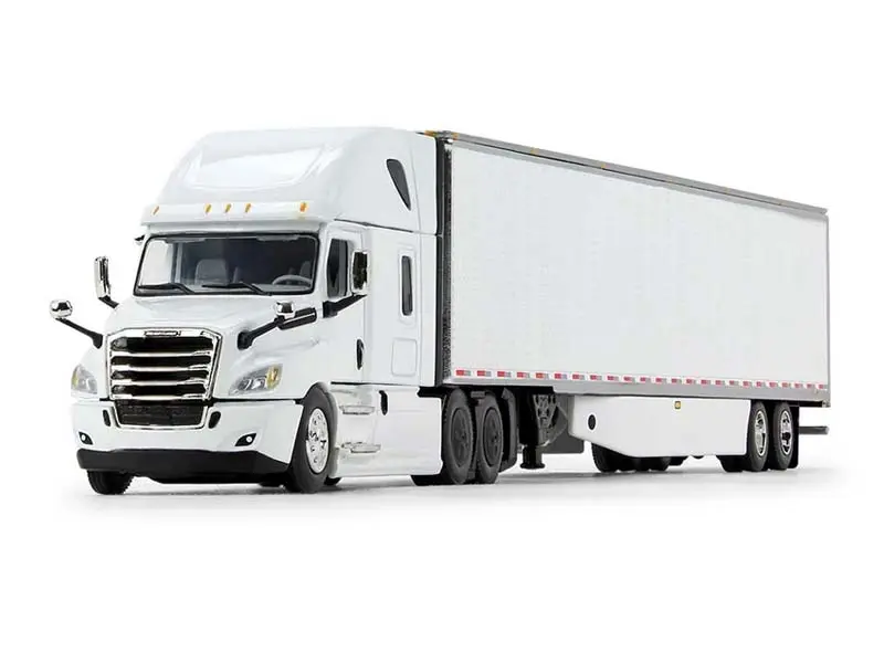 2018 Freightliner Cascadia High-Roof Sleeper & 53' Utility Trailer w/ Carrier Reefer - Diecast 1:64 Scale Model - DCP 60-1055