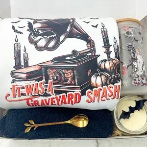 Halloween Gift Box Fall Gift Box Spooky Gift Basket Girlfriend Gift Autumn Clothing Halloween Shirt Spooky Tumbler Bats Shirt Halloween Decor Candle Bat Decorations Gift Girlfriend Gift Box Sister Friend Gift Fall
