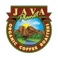 Java Planet Organic Coffee shop logo