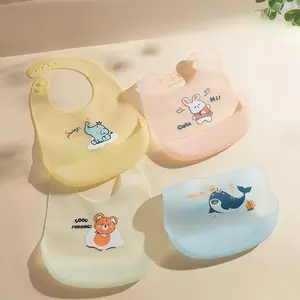 2026 Summer New Arrival Silicone Feeding Bib - Lightweight, Waterproof Drool Catcher, Meal Catcher Apron for Outdoor Sports Protection