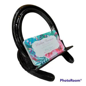Horseshoe Business Card Display