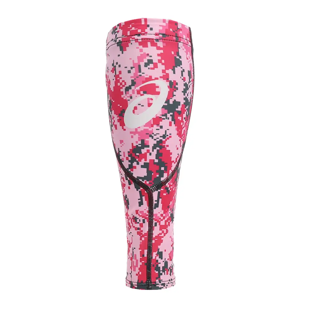 ASICS Mens Pixel Printed Calf Compression Sleeve  - Pink