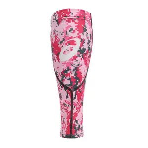 ASICS Mens Pixel Printed Calf Compression Sleeve  - Pink