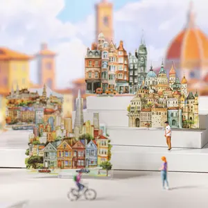 Large Size Decorative Stickers Pack, Pet Material, Vibrant Colors, 7 Color Series, 10 Sheets Per Bag, Ideal for Scenery Making, Scrapbooking, Durable Material