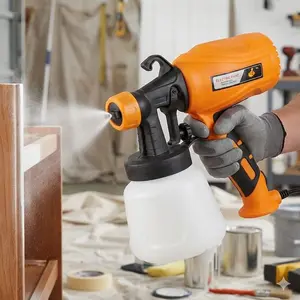 950ml Cordless Electric Paint Sprayer, Anti-Clog Copper Motor, Quick-Change Nozzles (1.8mm & 2.5mm), Adjustable Spray Patterns for Cars, Furniture & Metal, Long-Lasting Battery, Easy Clean, Portable DIY Tool for Home Renovation, Paint Spraying Tool