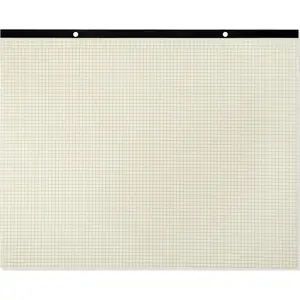 Fainne Large Engineering Graph Paper Pad 22''x17'' Landscape 4" x 4"Grid Pad Giant Drafting Sketching Graph Paper for Engineer Architect Designer Mathematician Draftsman(Beige and Brown)