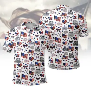 USA 250th Anniversary Polo Shirt, America 250 Men Polo Shirt, Patriotic Eagle, Statue Of Liberty, 250 Years Of Freedom and Faith Polo