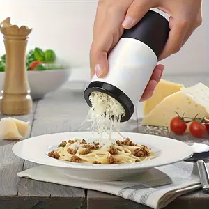 1pcs Manual Cheese Grater, Stainless Steel Cheese Shredder for Baking, Multi-Functional Kitchen Grating Tool, Kitchen Gadget, Kitchen Utensil, Easy to Use