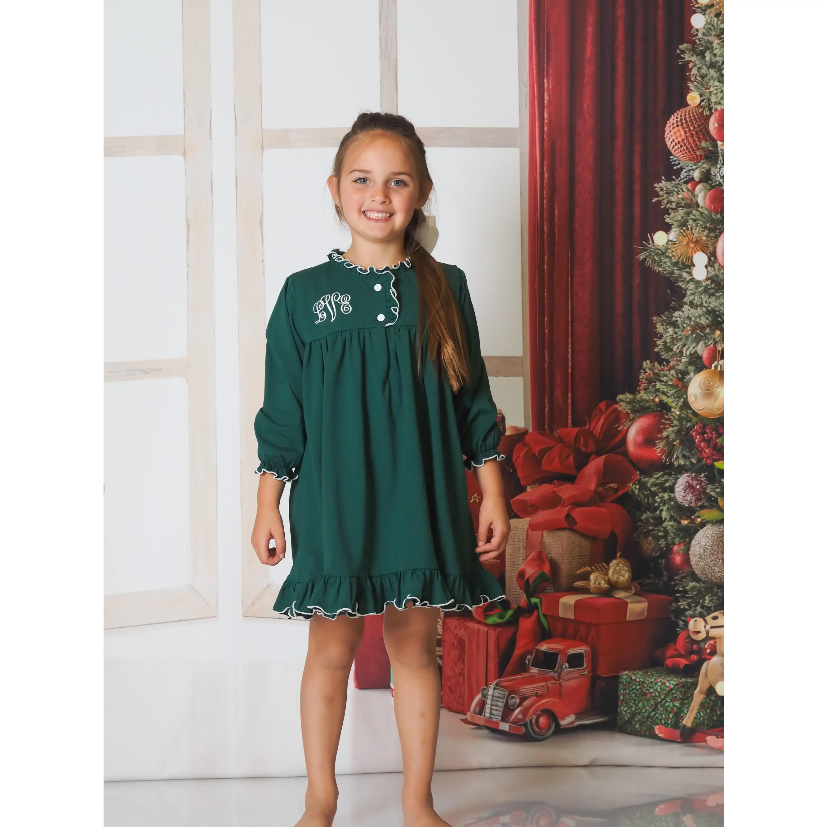 Classic Green Pajama Gown