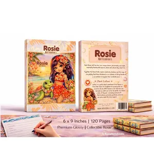 Rosie Notebooks Love Edition Leilani Limited Edition Hawaiian Inspired Journal with 120 Blank Pages for Journaling & Self-Expression