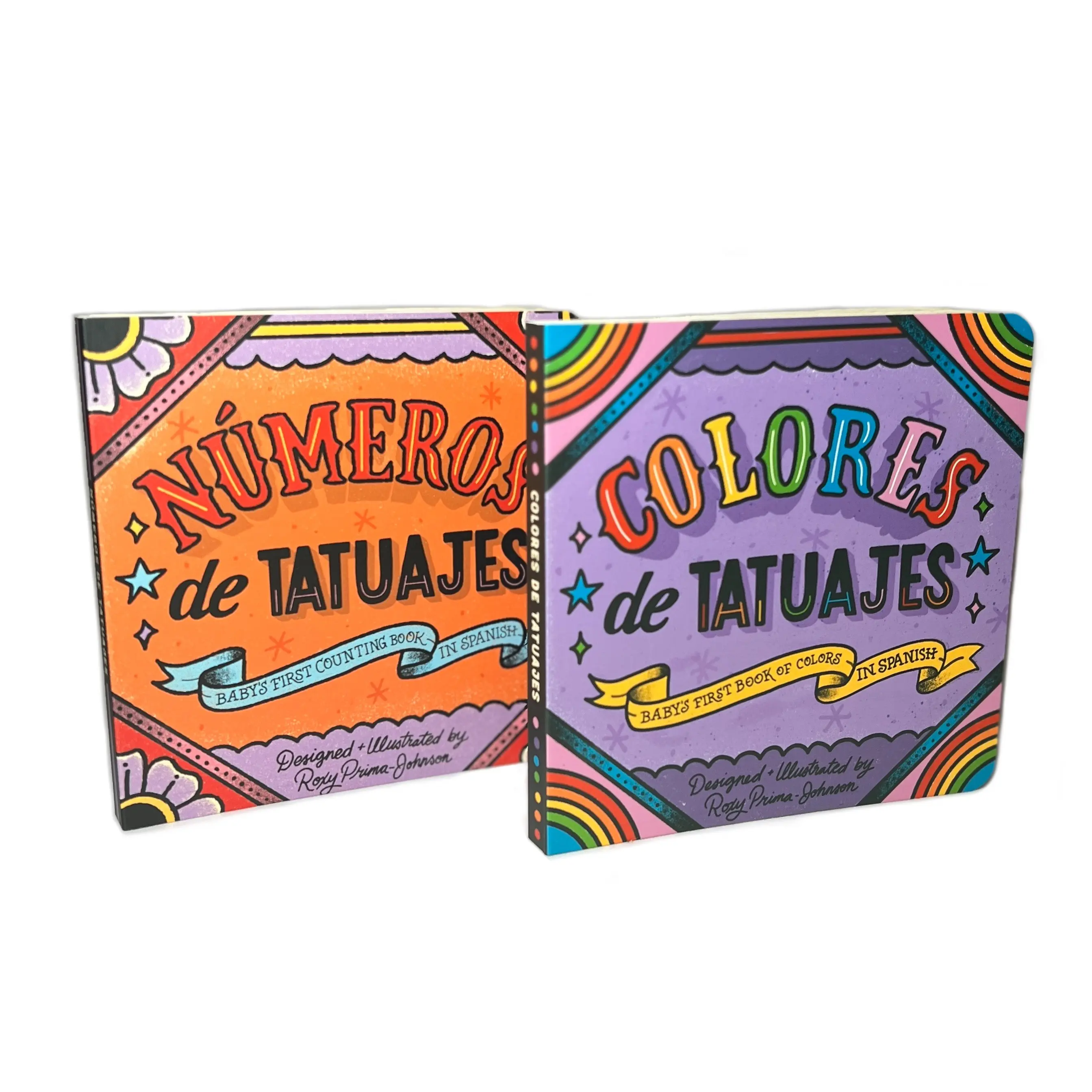 Spanish Tattoo Book Set - Numeros y Colores de Tatuajes