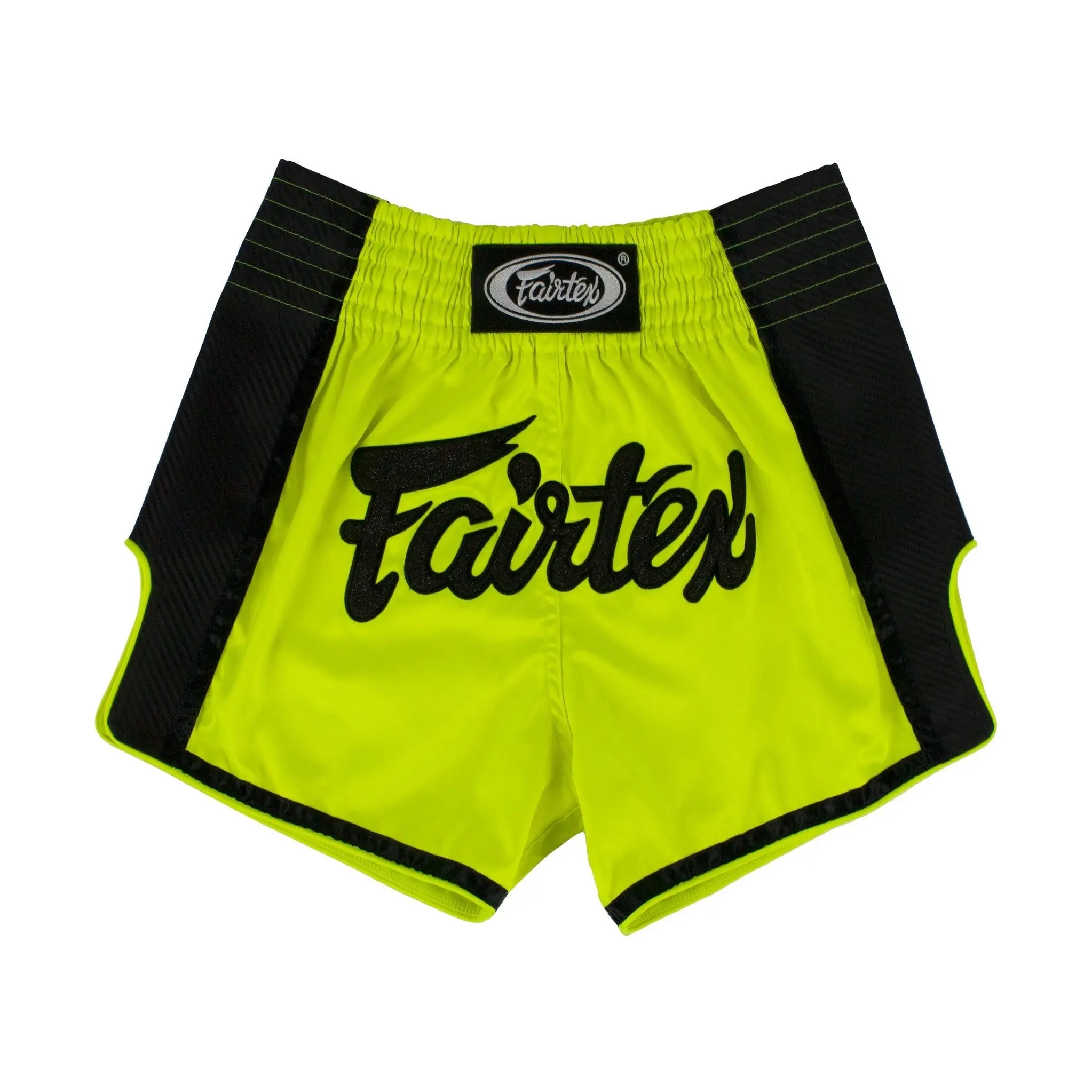 Fairtex BS1706 Green Slim Cut Muay Thai Boxing Short, Muay Thai Men's Sports Shorts, Tight-Fitting Men's Sports Shorts