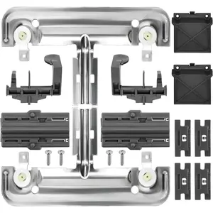 W10712394 Dishwasher Upper Rack Adjuster Metal Kit Replacement Part Fit for Ken.more Whirl.pool - Replaces W10712394VP, AP5956100, PS10064063, W10238418, W10253546, W10350376