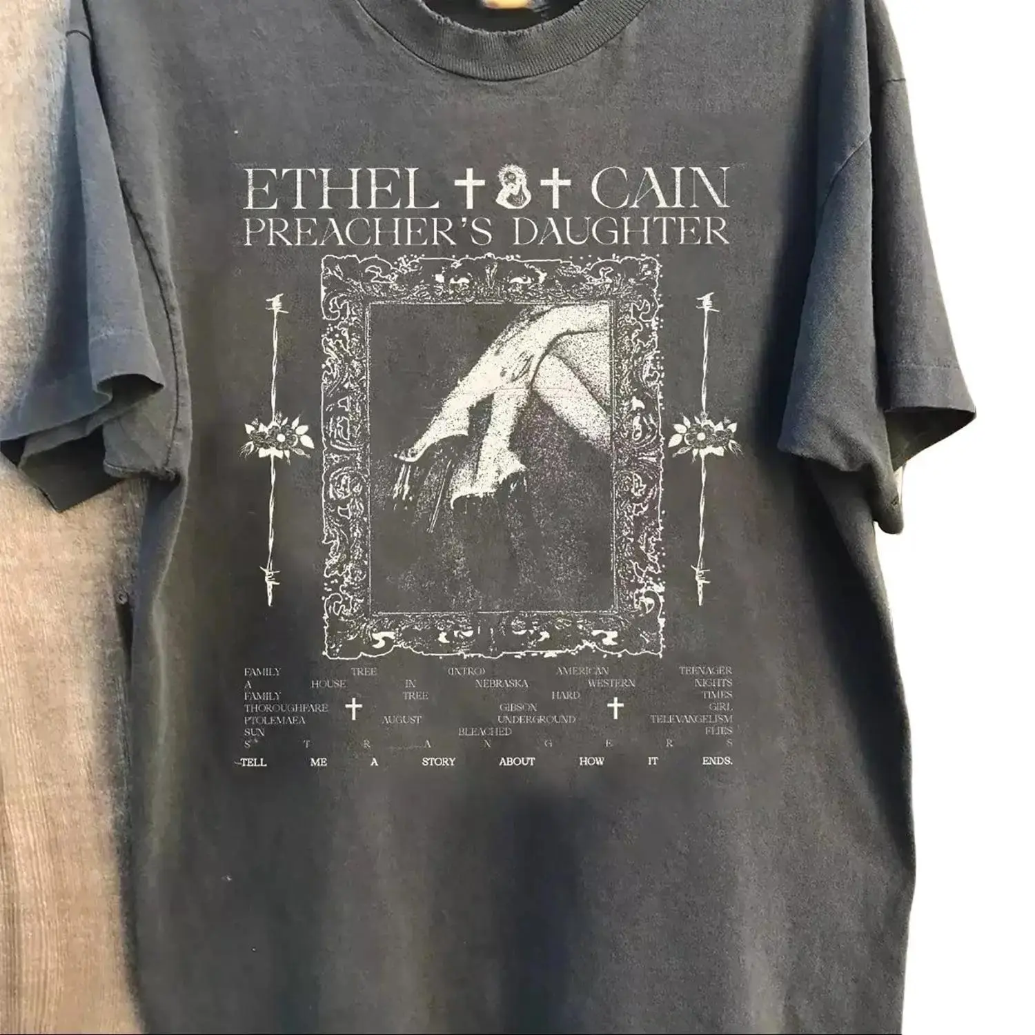 [Sale Up To 50%] Vintage Ethel Cain 2024 my love is a Flesh wound T Shirt All Size Cotton Fabric Menswear Top