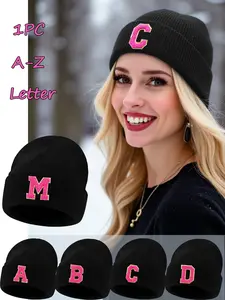 Women's Knit Beanie Hat, Warm Comfortable Fitted Design, Casual Streetwear Outdoor Sports Cap, Holiday Gift Elastic Multifunctional Thick Hat