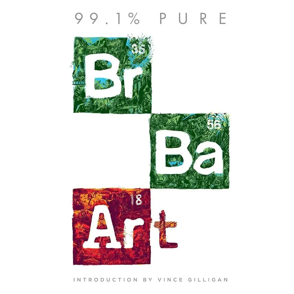 Breaking Bad Art Book - 99.1% Pure English Definitive Tribute, 150+ Artworks, Curated by Vince Gilligan, Great Gift for Fans, Home Library Literature & Art Collection Book