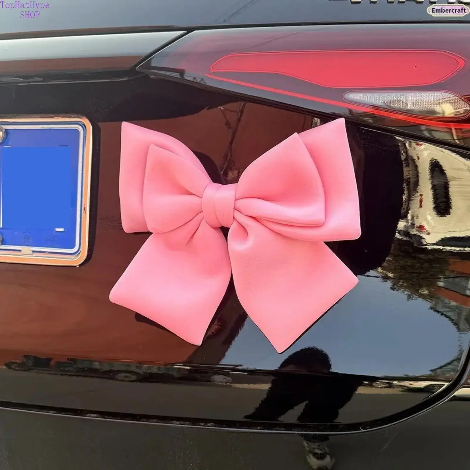Cute Bow Shape Car Accessory for Women, Waterproof Automotive Vehicle Ornament for Exterior Decor, Ideal for Photo Styling and Daily Driving, Automotive Vehicle Accessory, Car Accessories