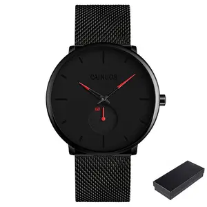 333 Fashionable & minimalist design, thin quartz watch, unisex style, suitable for all occasions. women