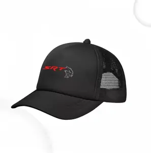 SRT Hellcat Baseball Cap Snapback Hat Demon Dodge Challenger Car Racing Mesh Snapback Hats for Men & Women Outdoor Sun Protection