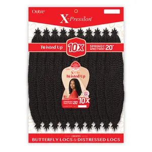 Outre Crochet Braids X-Pression Twisted Up 10X Springy Afro Twist 20"