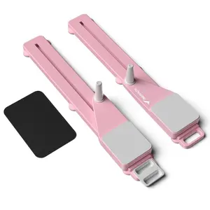 Merach Adjustable Multi-Functional Ab Exercise Board with Split Slide Roller Knee Mat & Resistance Bands for Home Workout - Compact Design