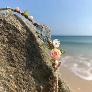 Easter Lucky Charm Bracelet – Hand-Woven Natural Stone & Gemstone Accessory, Energy-Infused Gift with Unique Design, Handmade Elegance