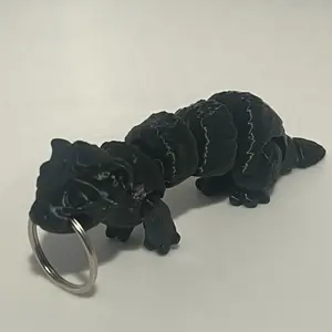 Flexi ferret keychain