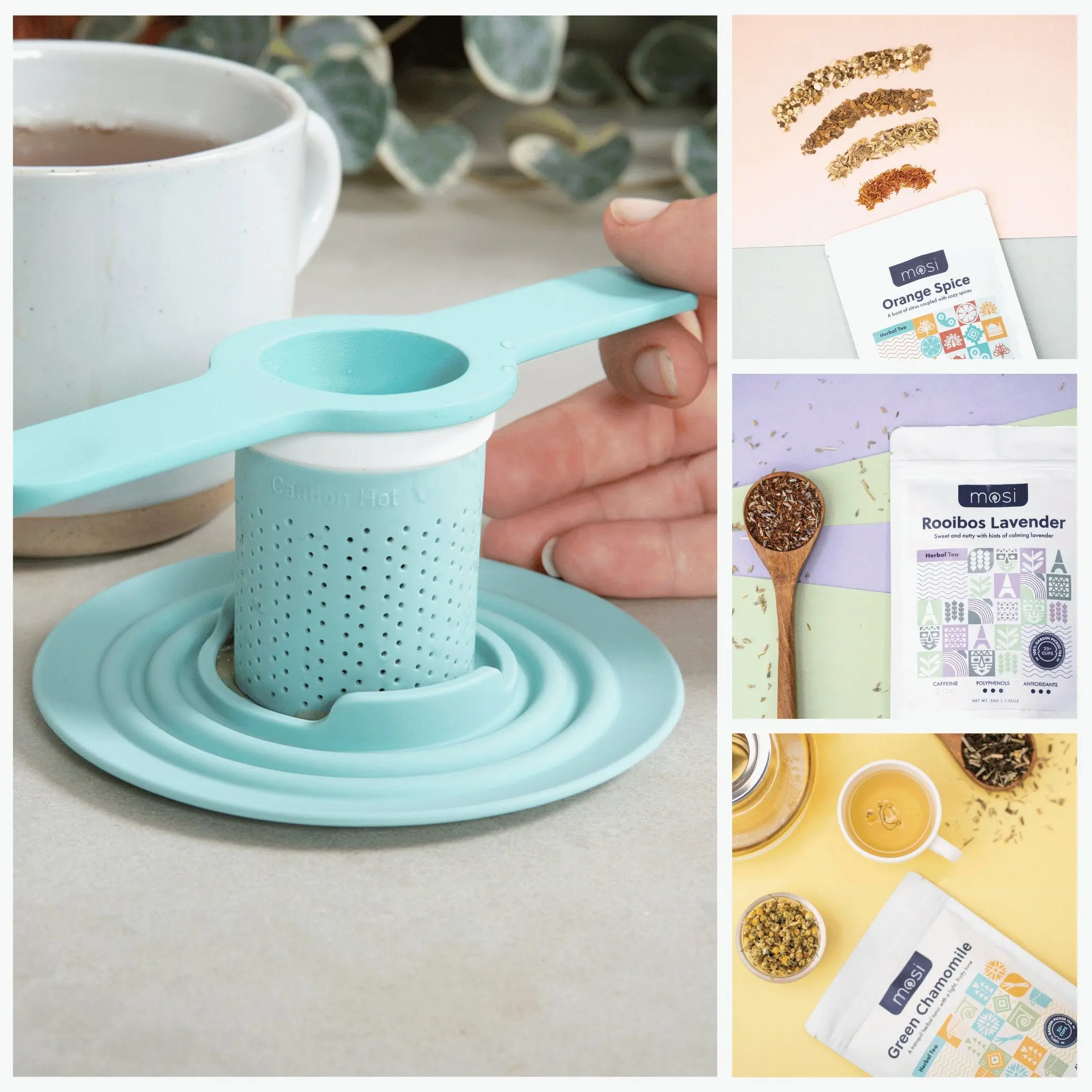Mug Infuser & Herbal Tea Starter Kit