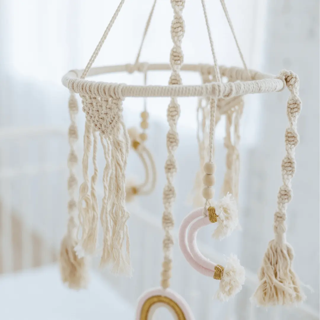 Macrame Mobile Decor Hanging