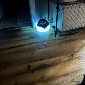 [BOGO] Air Purifier, Water Filter, Aroma Diffuser with LED Light & Essential Oils for Home Bedroom Office Pets Smokers Minimalist Design with Transparent Tank and One Button Control - Humidifier