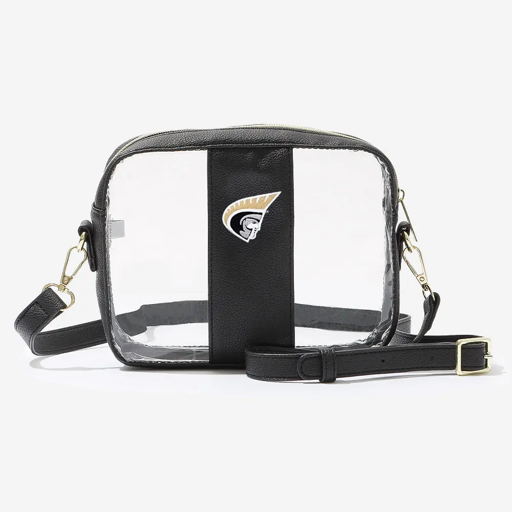 Anderson Trojans Clear Stadium Crossbody Bag | Black