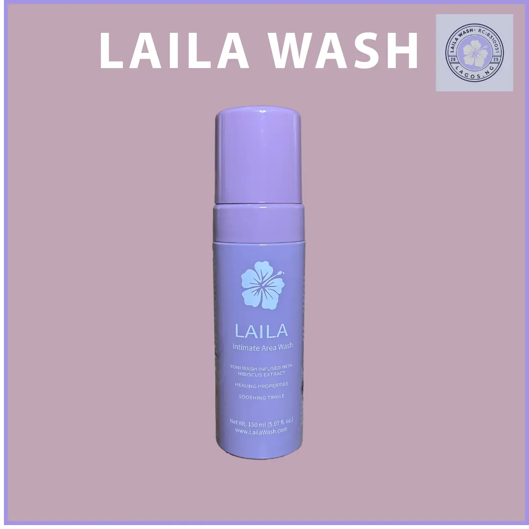 Laila Wash – All Natural Intimate Wash, pH-Balanced, 8oz